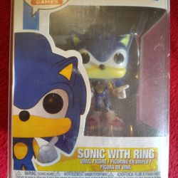 Funko Pop Sonic The Hedgehog, Sonic With Ring Figure