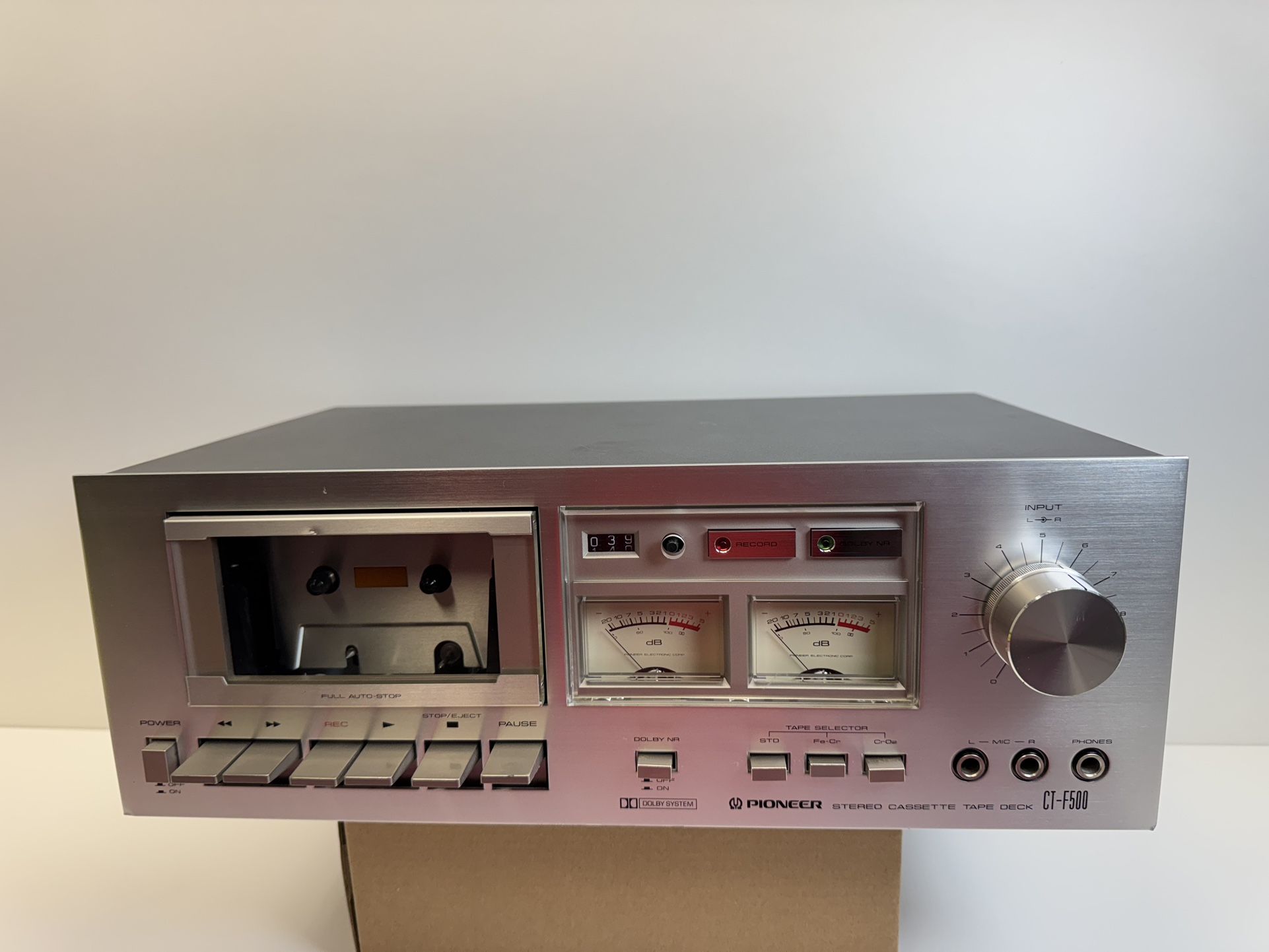 Very Nice Pioneer CT-F500 Stereo Cassette Tape Deck (Professionally Serviced)