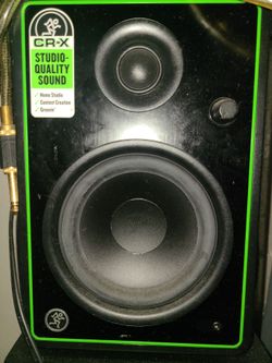 Mackie CR-X Studio Monitor Speaker and stands