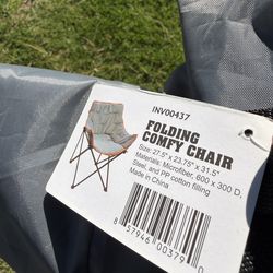 Folding comfy chair