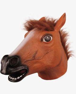Funny costume horse mask