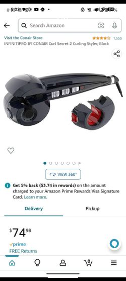 Conair curling styler Infiniti pro Curl Secret 2.0