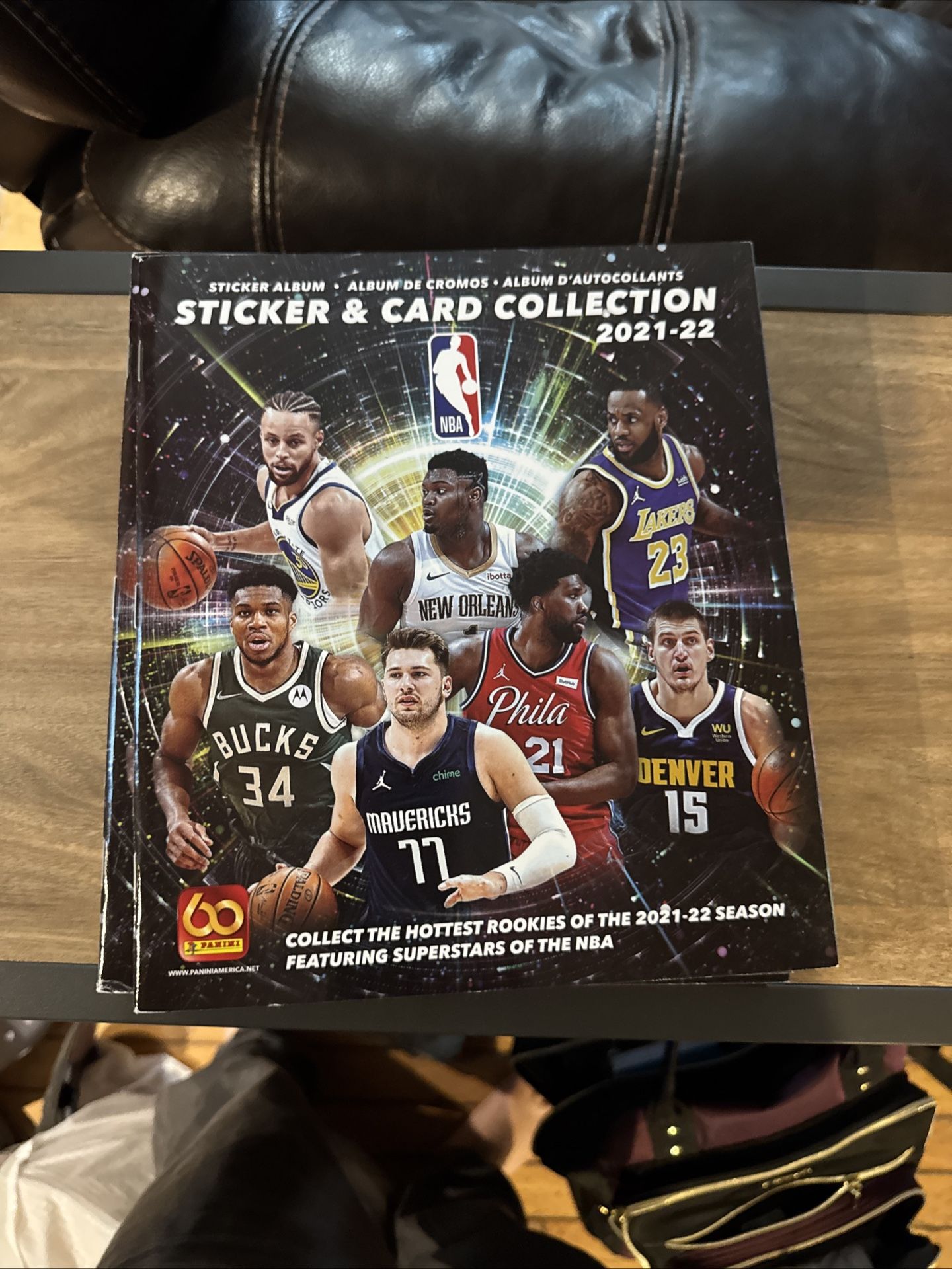 Panini NBA 2021-2022 Sticker and Card Collection Album Brand New