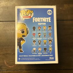Fortnite Raptor Funko Pop