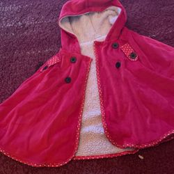 Toddler Girl Poncho Size 110