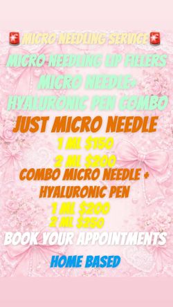 Micro needle lip service