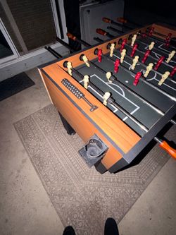 Fooseball table