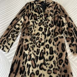 Kendall kylie top leopard coat