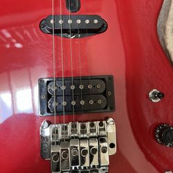 Yamaha Electric Guitar - vintage 80s - RED