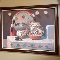 Hand Painted Native American Art