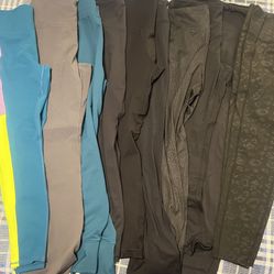 Lot of 13 leggings and 3 shorts