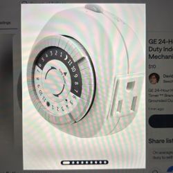 GE 24-Hour Heavy Duty Indoor Mechanical Timer