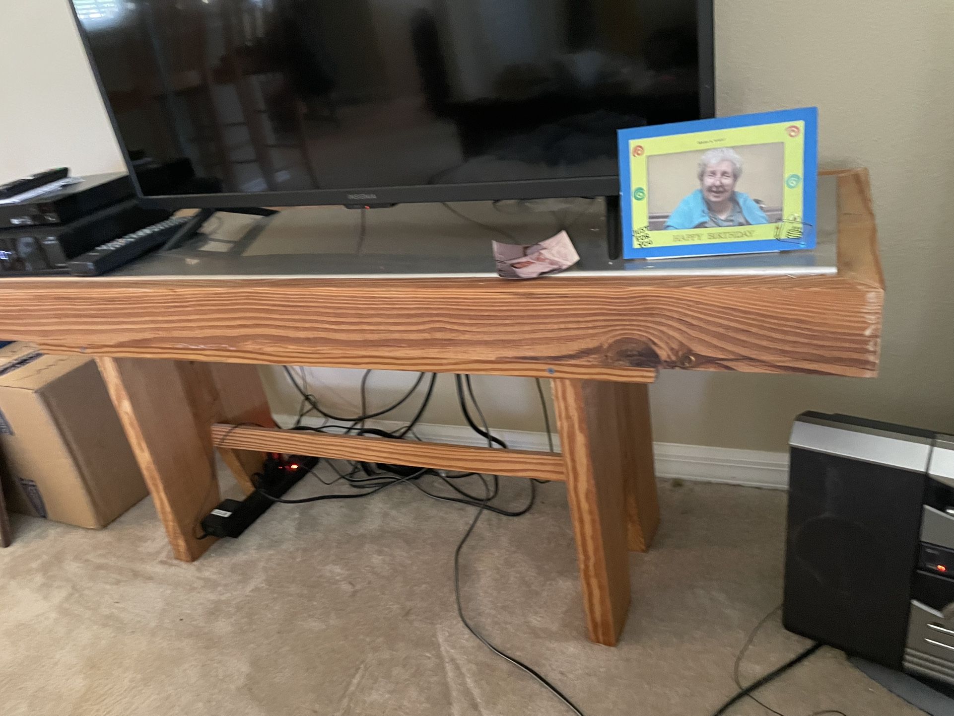 PICK UP WINTER GARDEN FL Handcrafted Low Table Can Be Used For Console Or Tv Etc