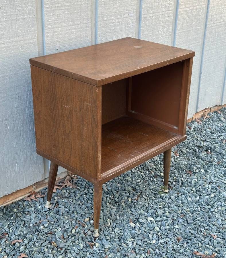 Vintage Mid Century Modern MCM Accent Cabinet Nightstand