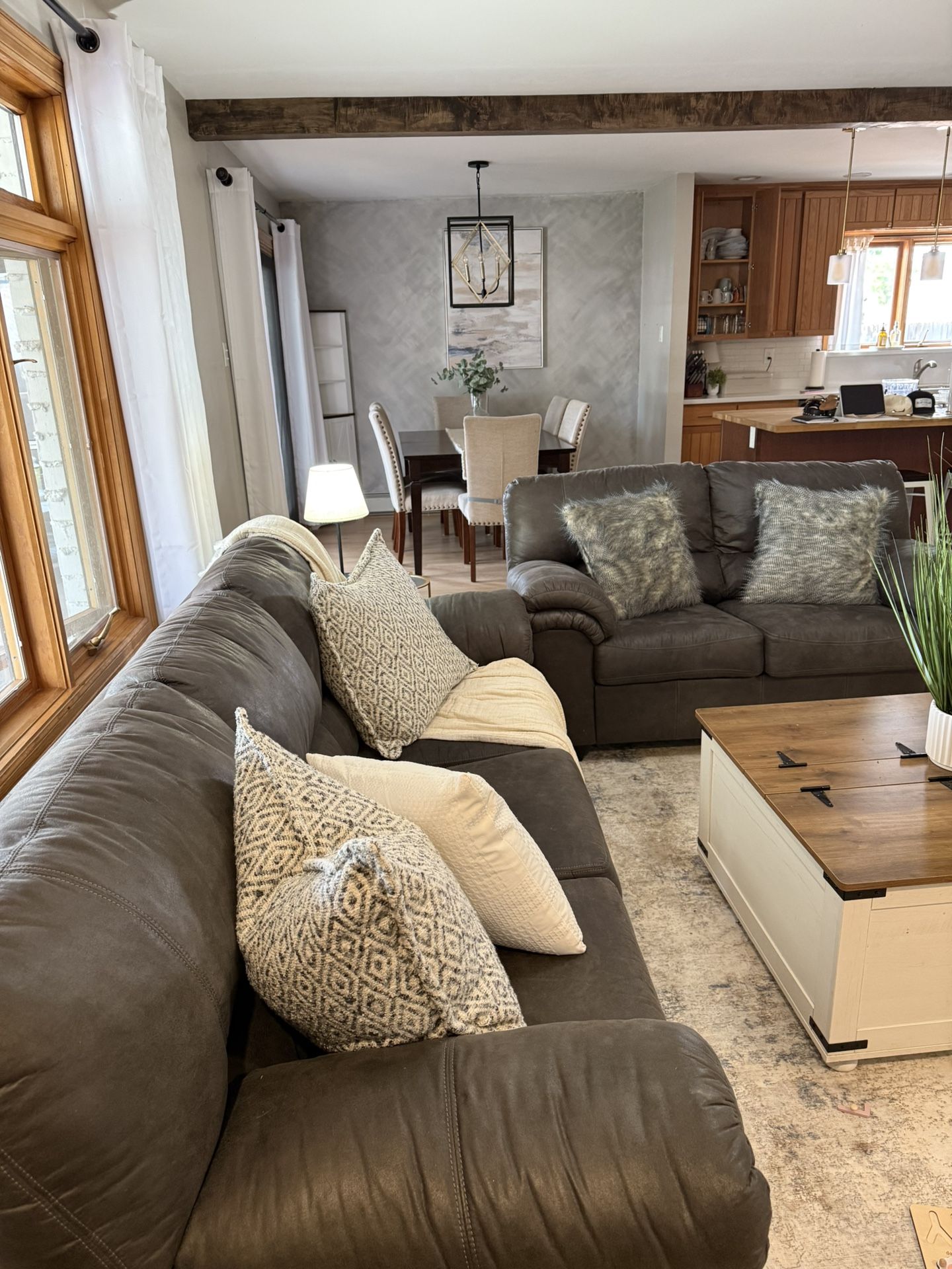 Couch + Loveseat Set