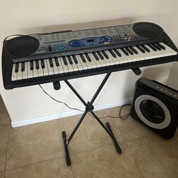 Casio Lk-40 61 Keyboard Polyphonic Synth Key Lighting System 100 Tones Songs LN