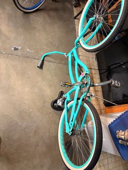 Teal Beach Cruiser Bicycle