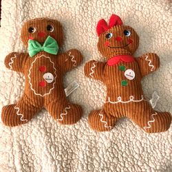Gingerbread Plush Pair