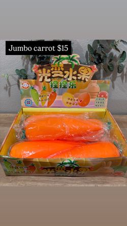 Jumbo squishy carrot