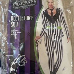 Beetlejuice Suit Halloween Costume 🎃