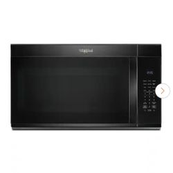 Whirlpool 30 in. Over-the-Range Microwave in Black with Sensor Cooking