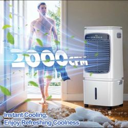Portable Evaporative Air Cooler 2000 CFM 7.0 gallon