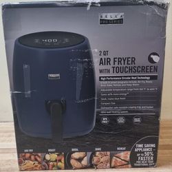 Bella Pro Series - 2-qt. Digital Air Fryer - Matte Blue 