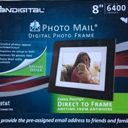 Pandigital Photo Mail 8-Inch LED Digital Picture Frame - vayate -