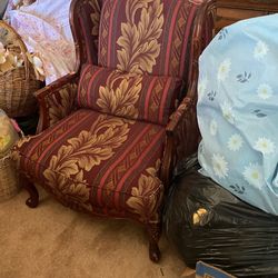 2 Beautiful Wing Back Chairs