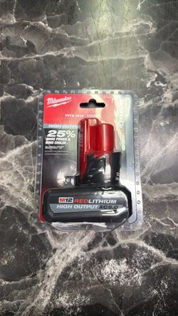 Milwaukee M12 RedLithium HIGH OUTPUT 5.0 Ah XC5.0 Battery Pack 48-11-2450