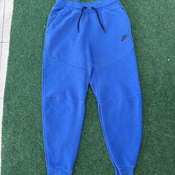 NIKE TECH PANTS BLUE SIZE SMALL