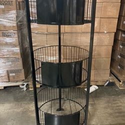 Metal Black Storage Bin