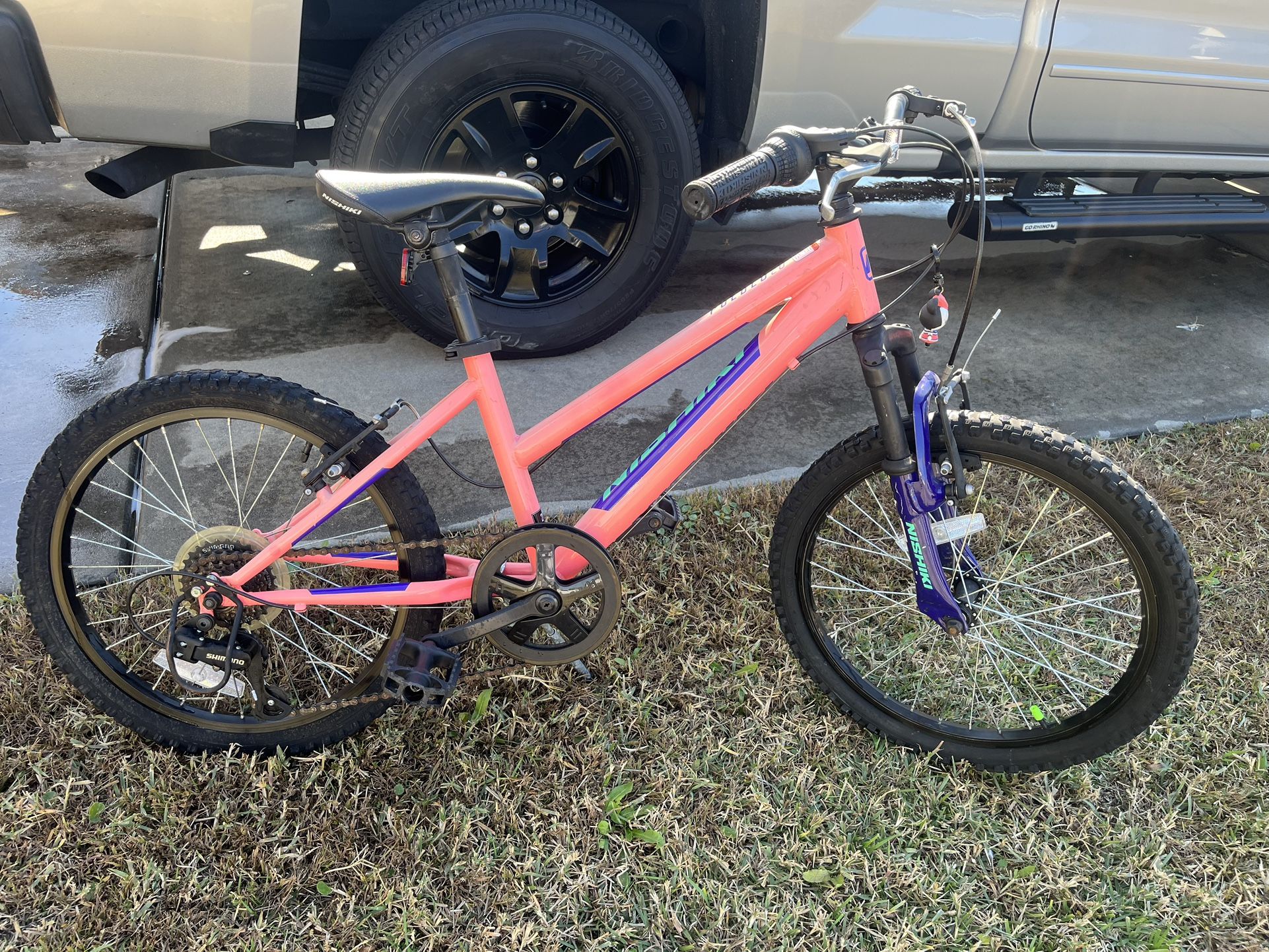 20 inch Mountain Bike shimano 7-Speed Bicycle for kids Pink.