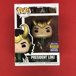 Funko Pop! Marvel Studios President Loki #1066 Winter  Convention 2022 In Hand