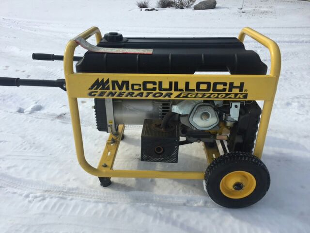 McCulloch 5700 watt portable generator