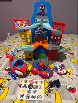 Spiderman and Teen Spidey toys