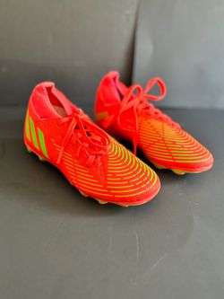 Adidas Soccer Cleats Orange and Green for kids