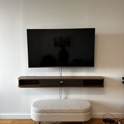 Floating TV Shelf 63” Wall Mounted TV Stand