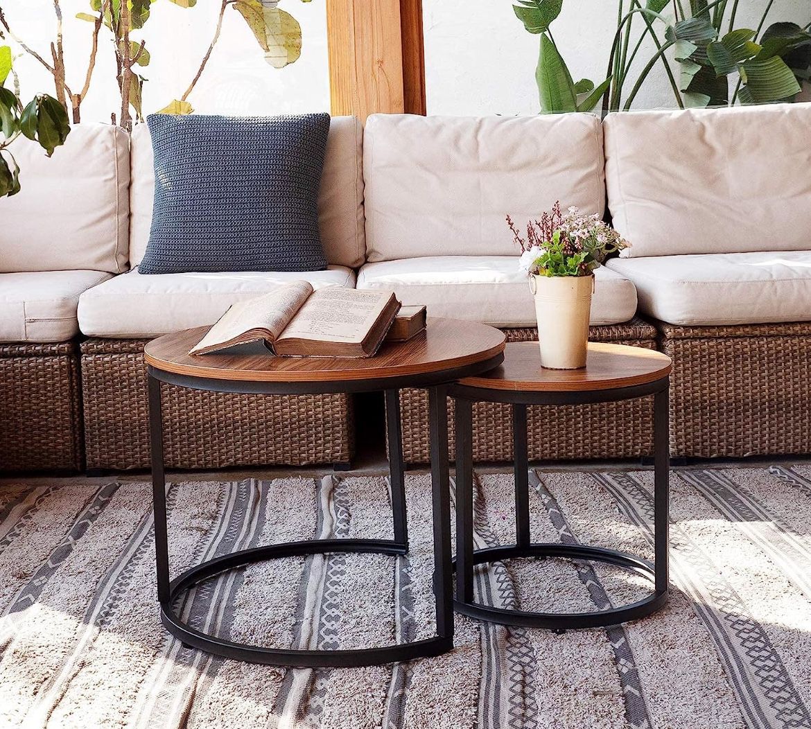 Brown Nesting Coffee Tables