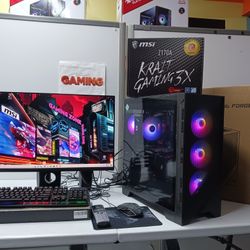 MSI MAG FORGE GAMING COMPUTER Setup 80 Games Windows 11