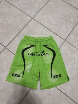 HellStar Shorts Green & Black Shorts #skater  