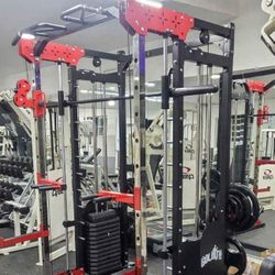 Smith Machine , Squat Rack , Leg Press , Leg Curl Add Weight Bench Adjustable Bench Olympic Barbell For Your Weights 