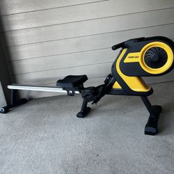 Foldable Rowing Machine Smooth Magnet Action 
