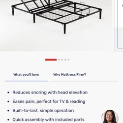 Adjustable Bed Frame King/Cal King 