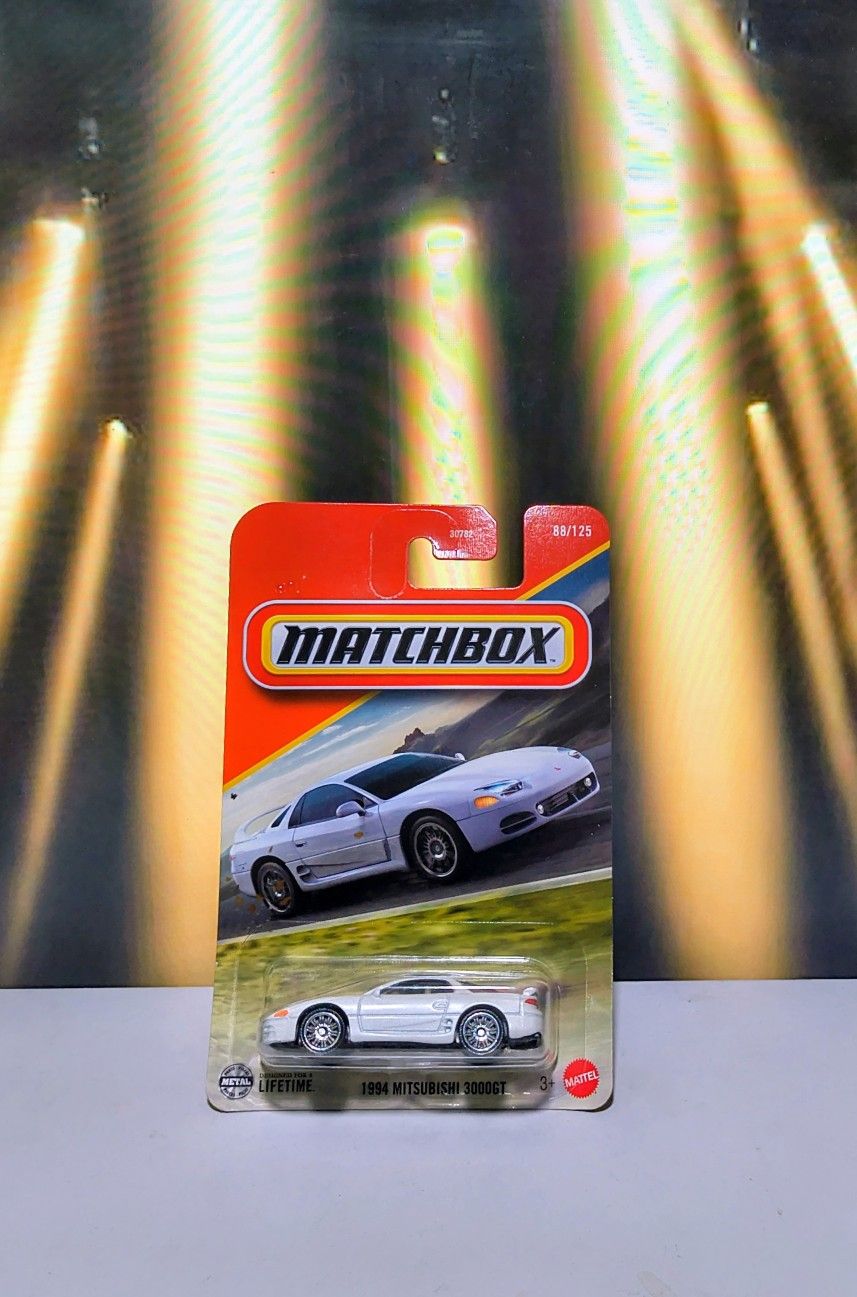 2025 Matchbox #88 1994 Mitsubishi 3000GT GLACIER WHITE PEARL