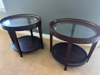 West elm Oval side tables