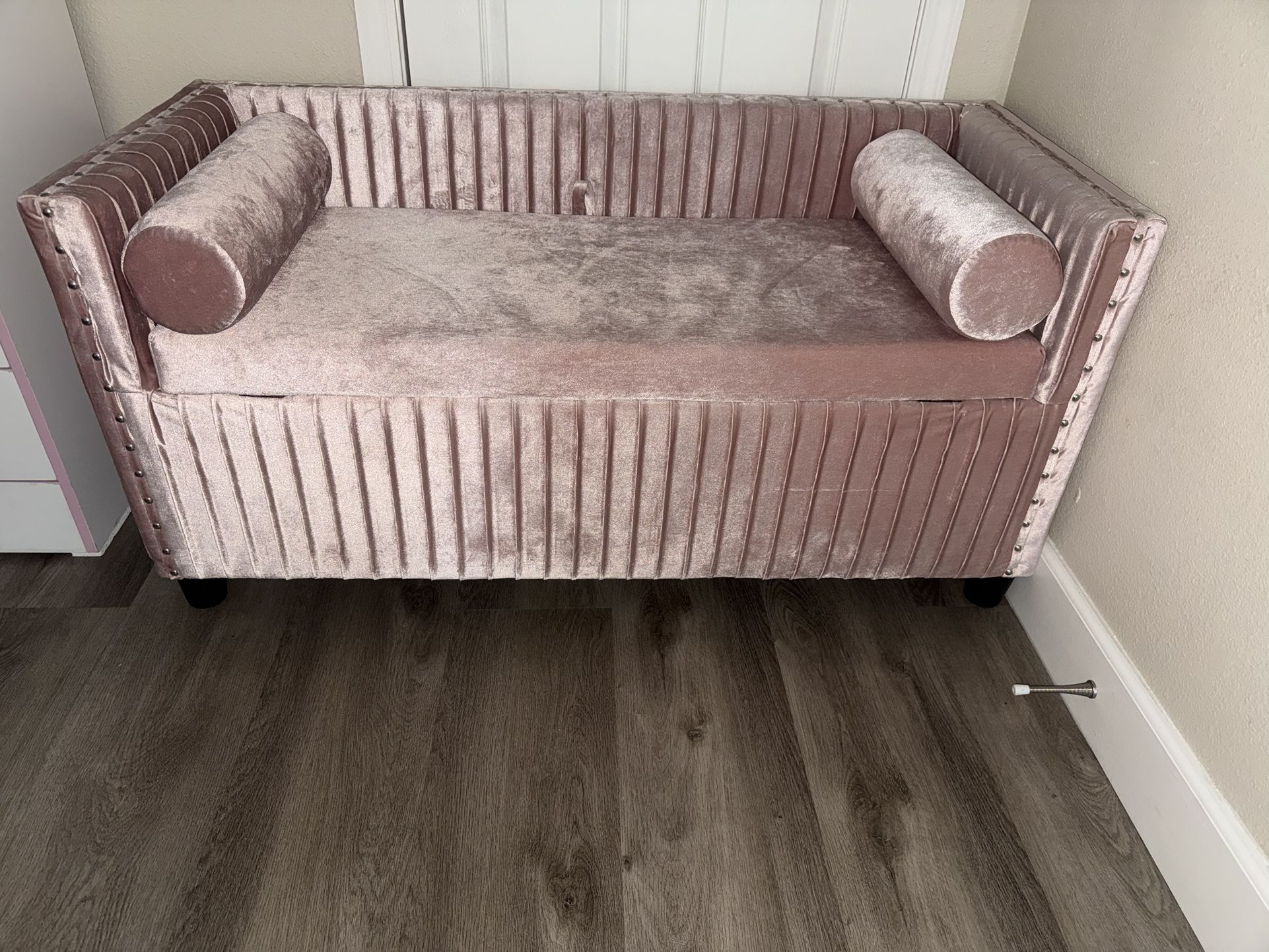 Pink Ottoman Couch