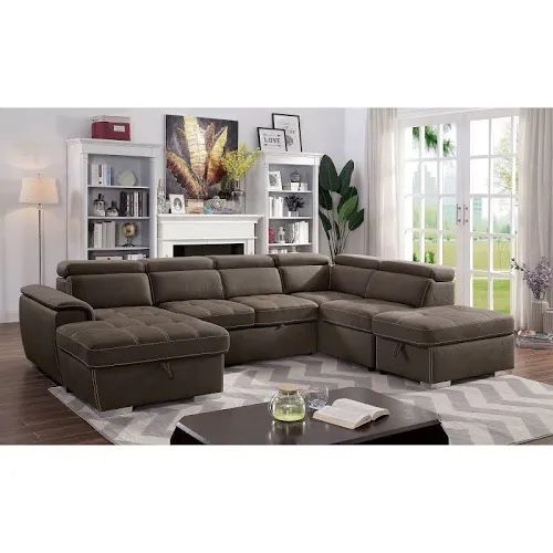 Leather Sofa Bed Sectional In Stock For Immediate Delivery