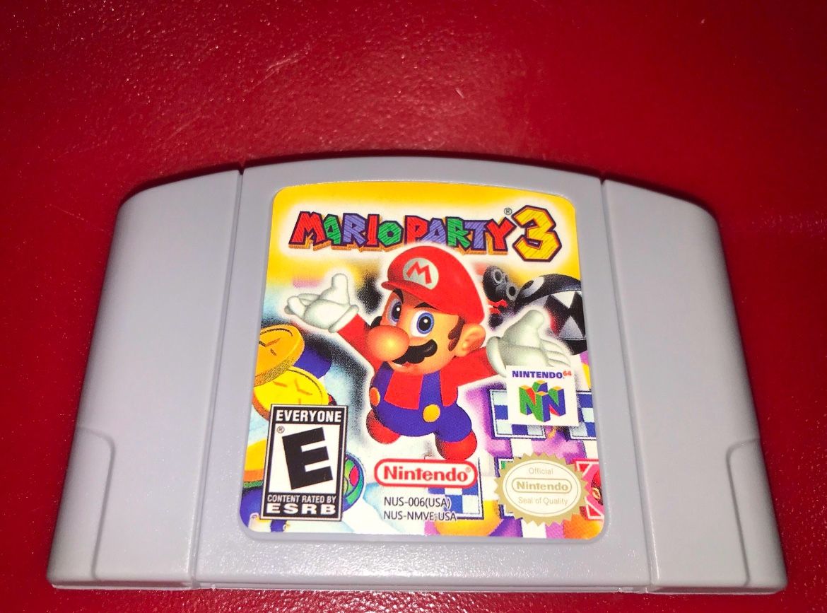 Mario Party 3 For Nintend 64