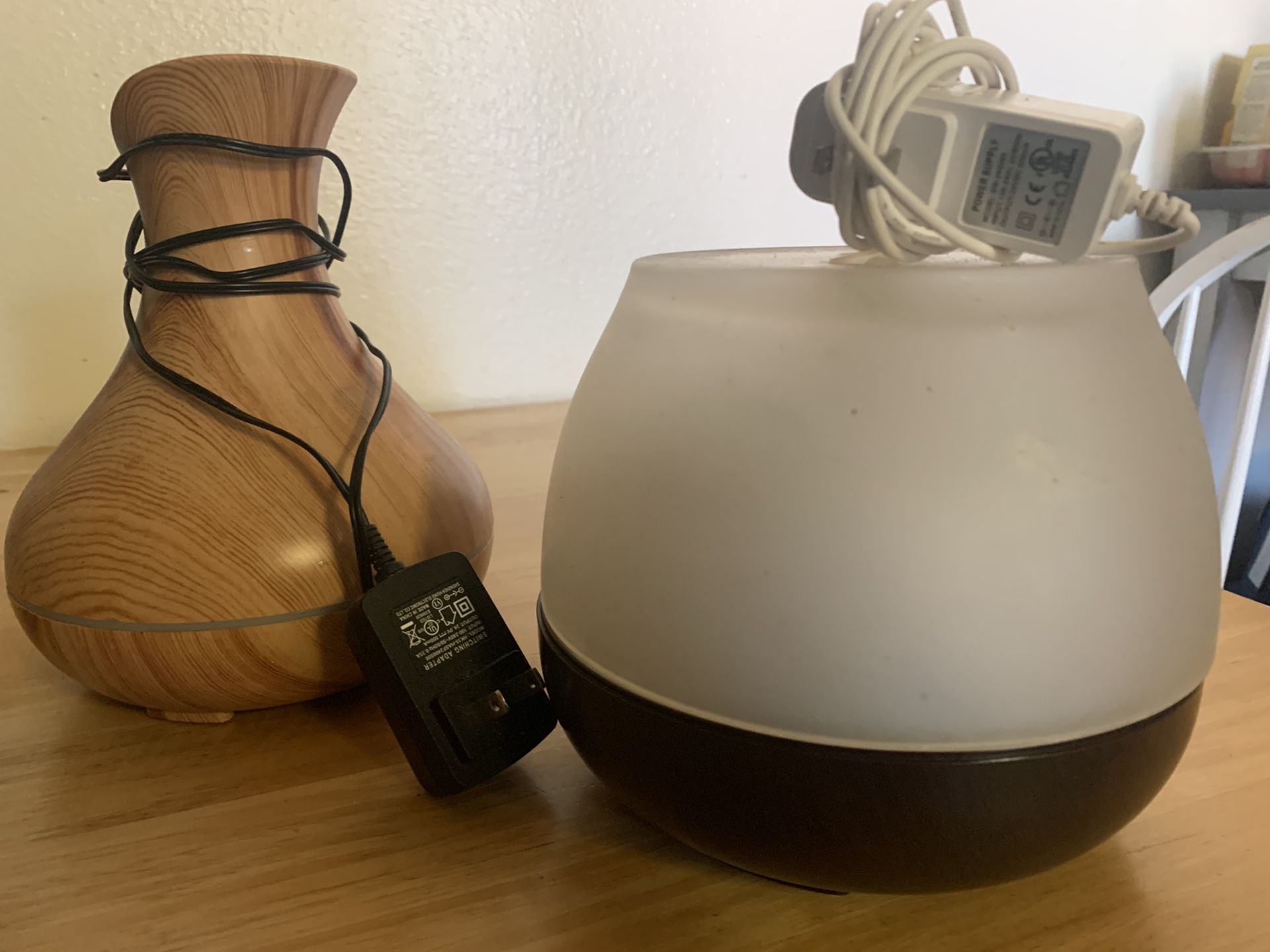 Two humidifiers